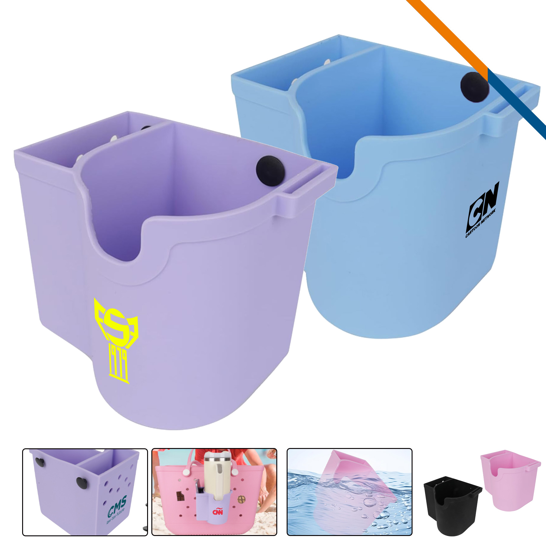 Laird Holey Beach Tote 2in1 Cup Holder 2
