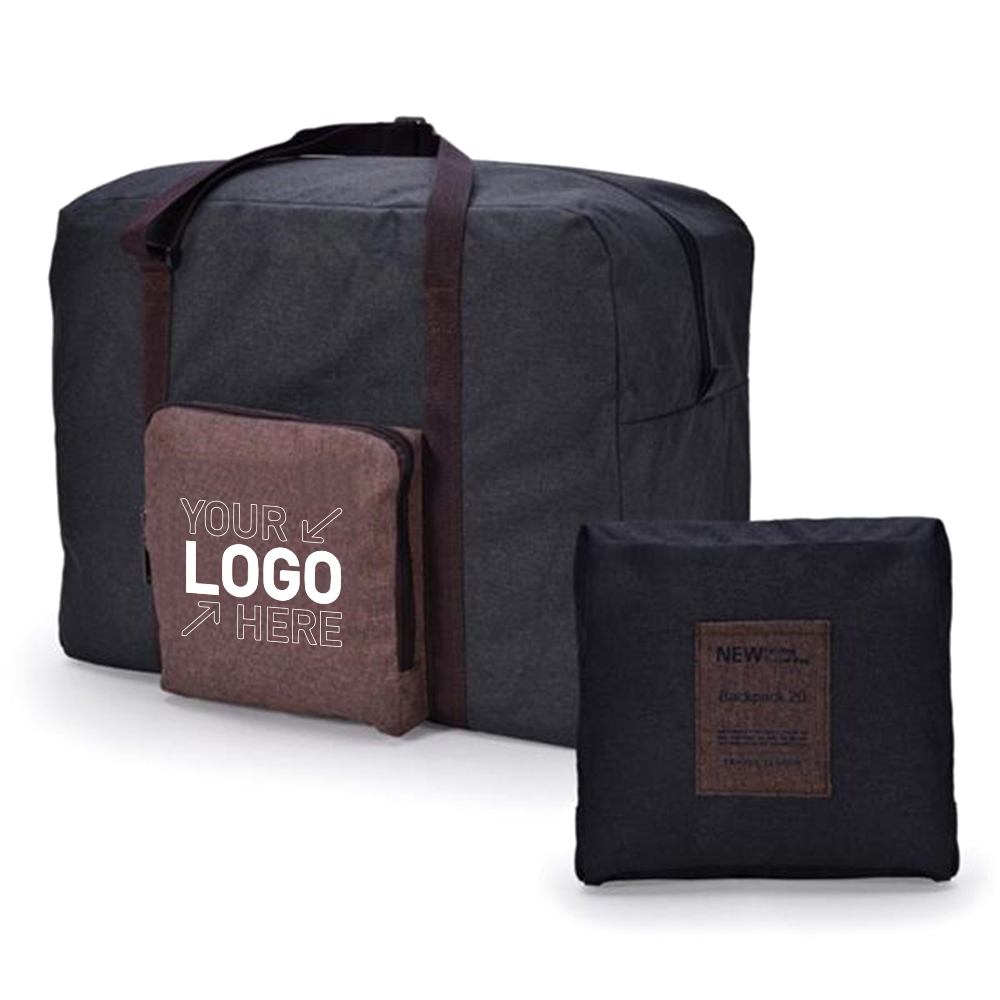 Foldable Travel Bag Luggage Storage for Sports Gym Nylon 2