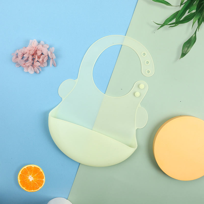 Silicone Waterproof Baby Bib 1