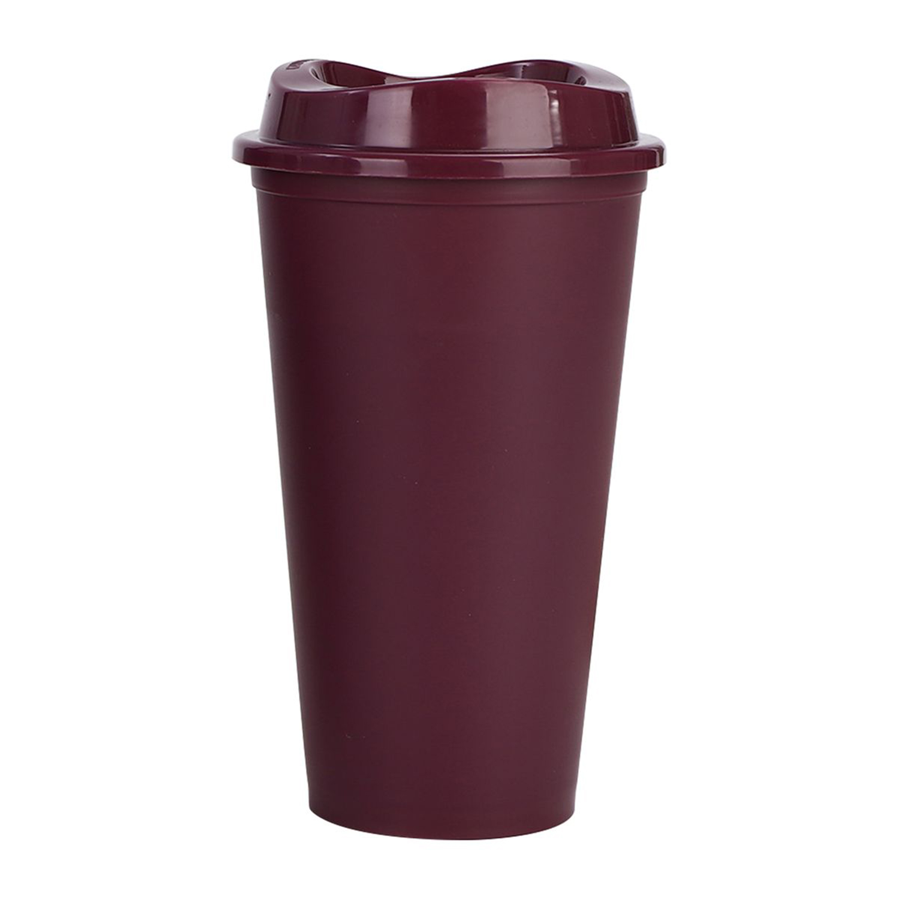 16 Oz. Plastic Coffee Cup With Lid 2