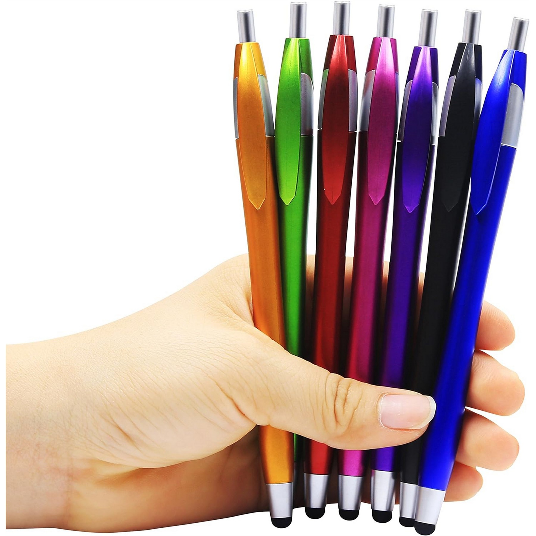 Slim Ballpoint Pen with Stylus 2
