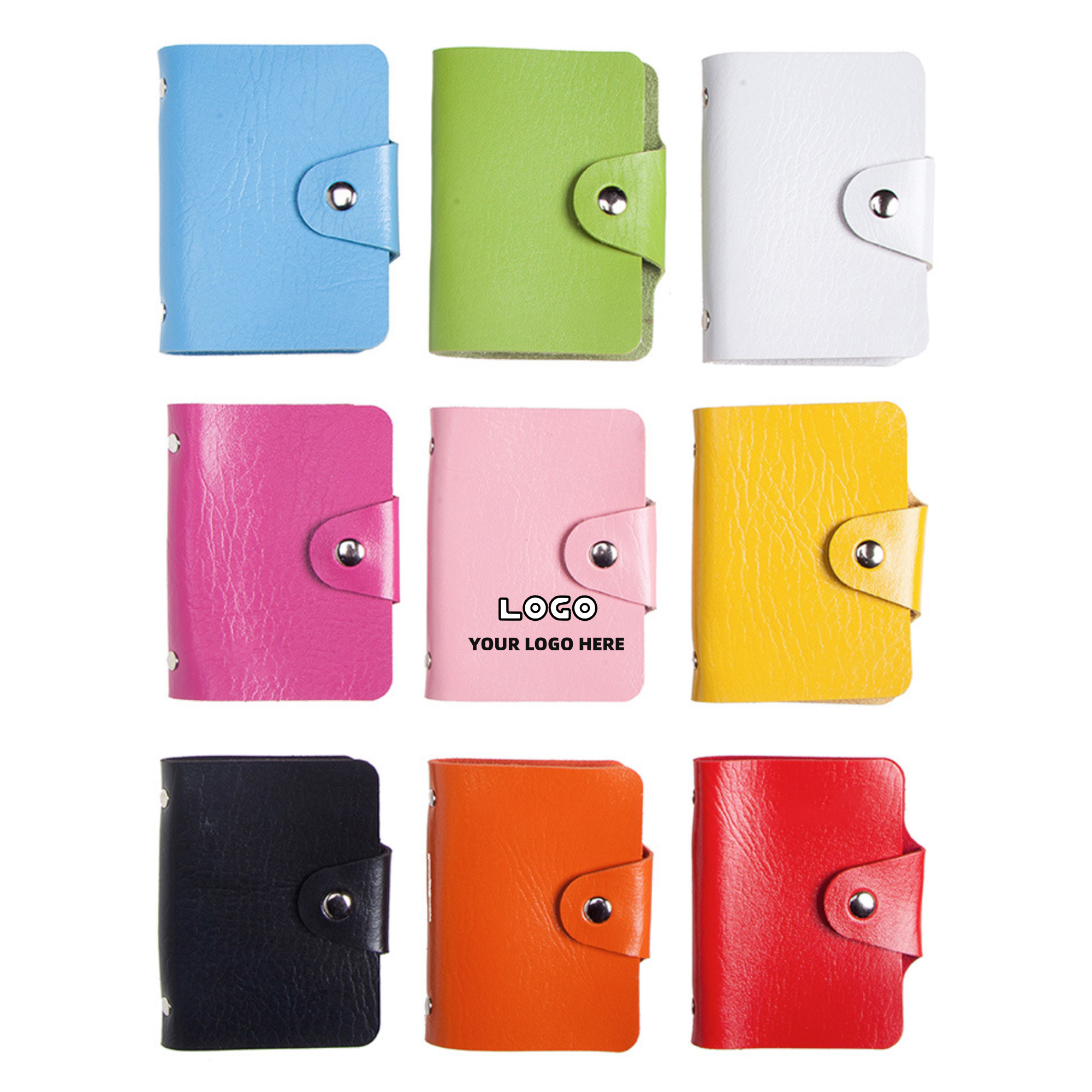 Custom Multi-Color PU Card Wallet 2