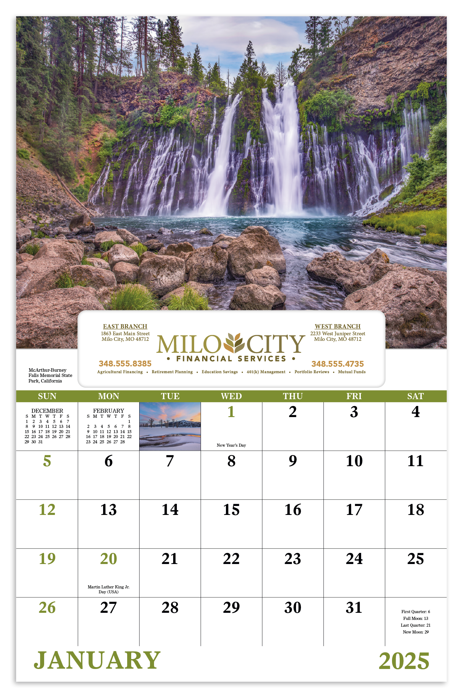 Good Value™ Landscapes of America - Window Calendar 9