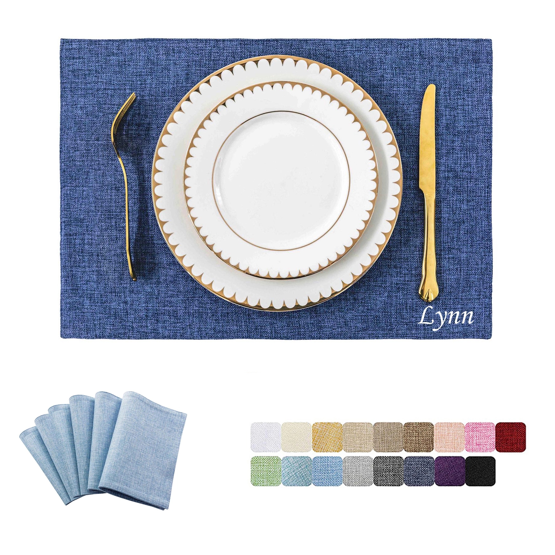 Double Layer Linen Placemat 3