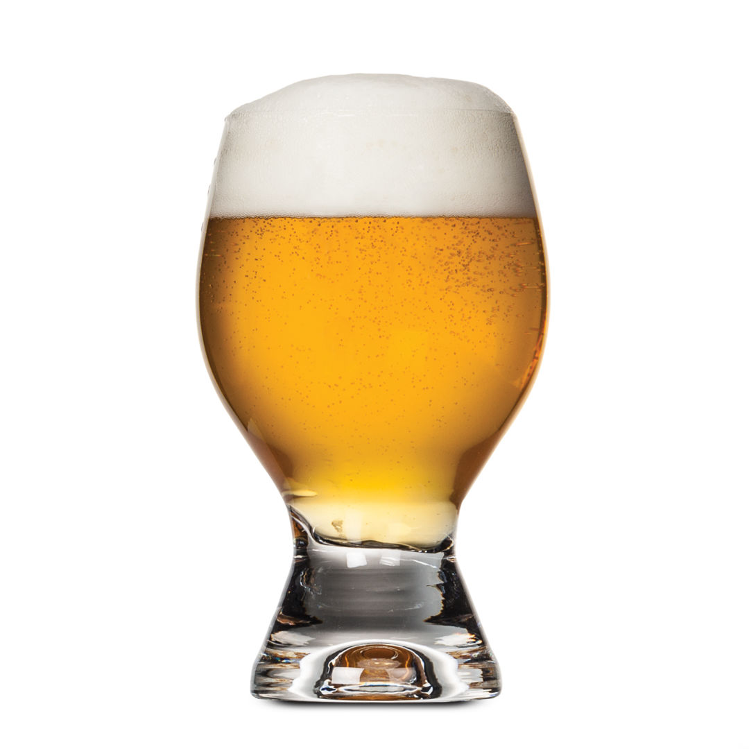 Octavia Beer Glass - Deep Etch 4