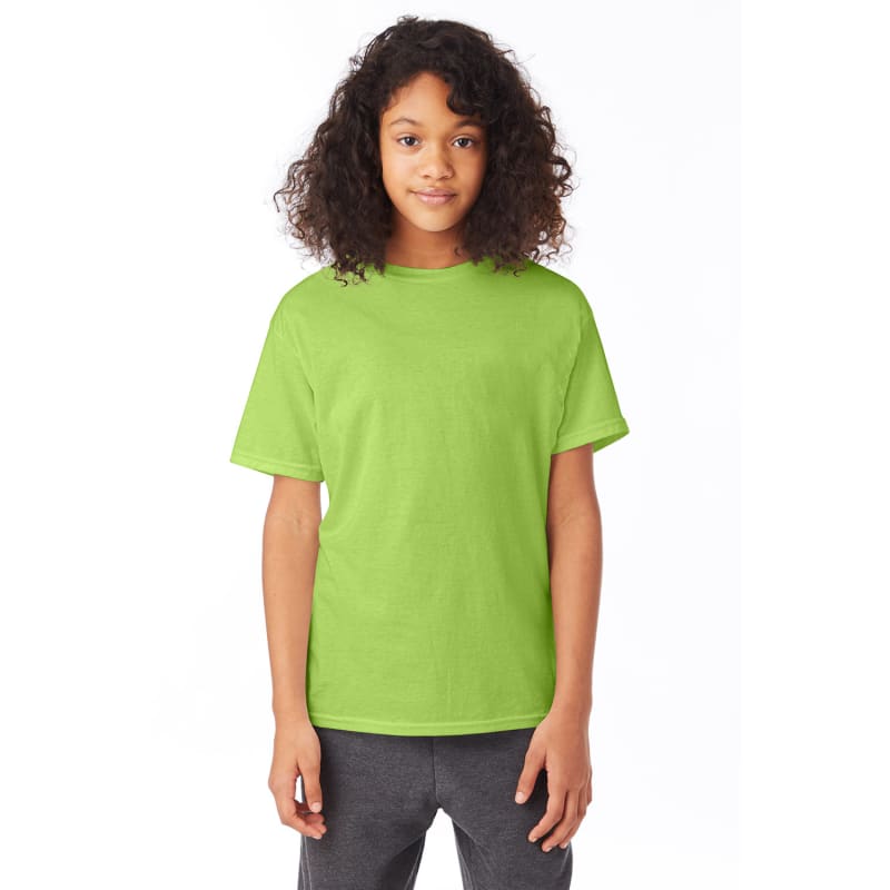 Hanes Youth 5.2 Oz., 50/50 ComfortBlend® EcoSmart® T-Shirt 196