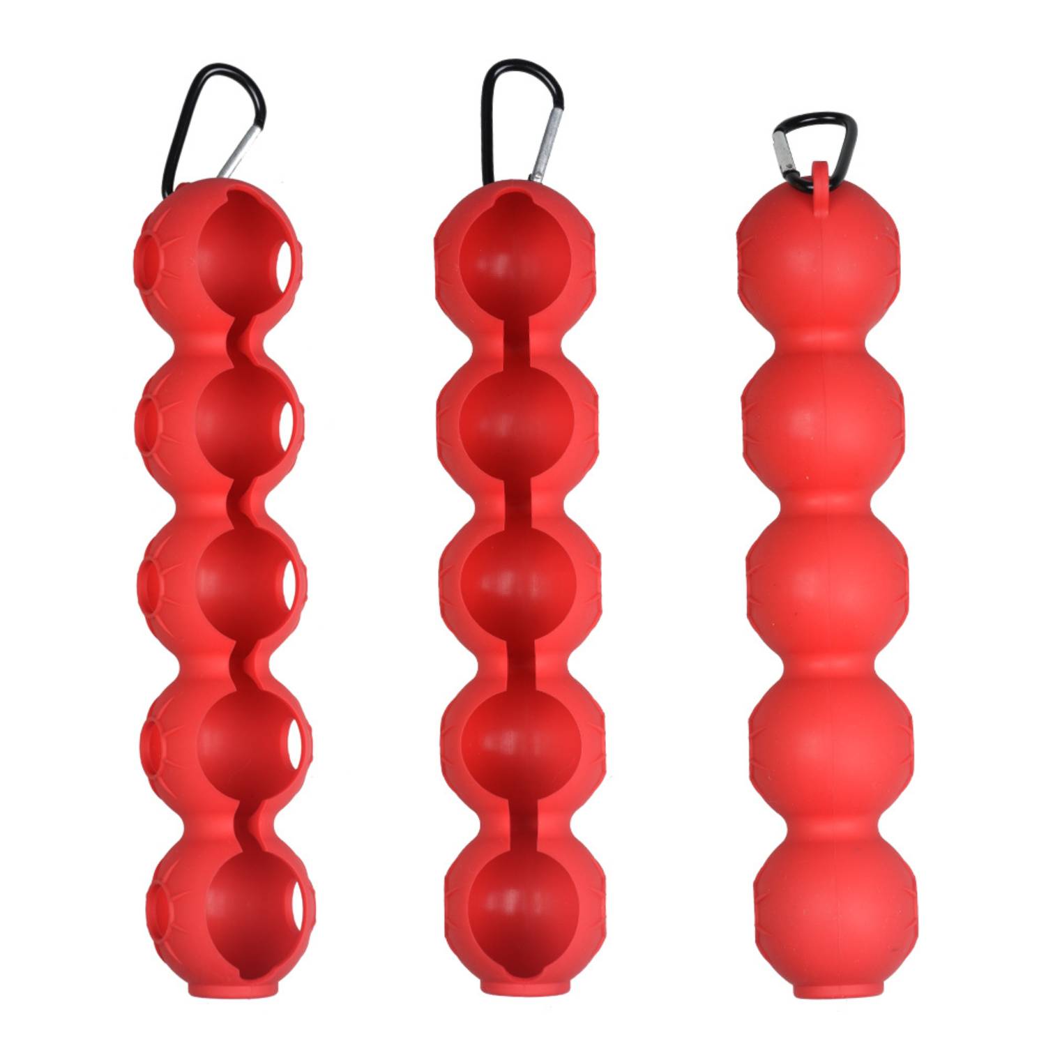 Duo Silicone Golf Ball Holder with Carabiner 8