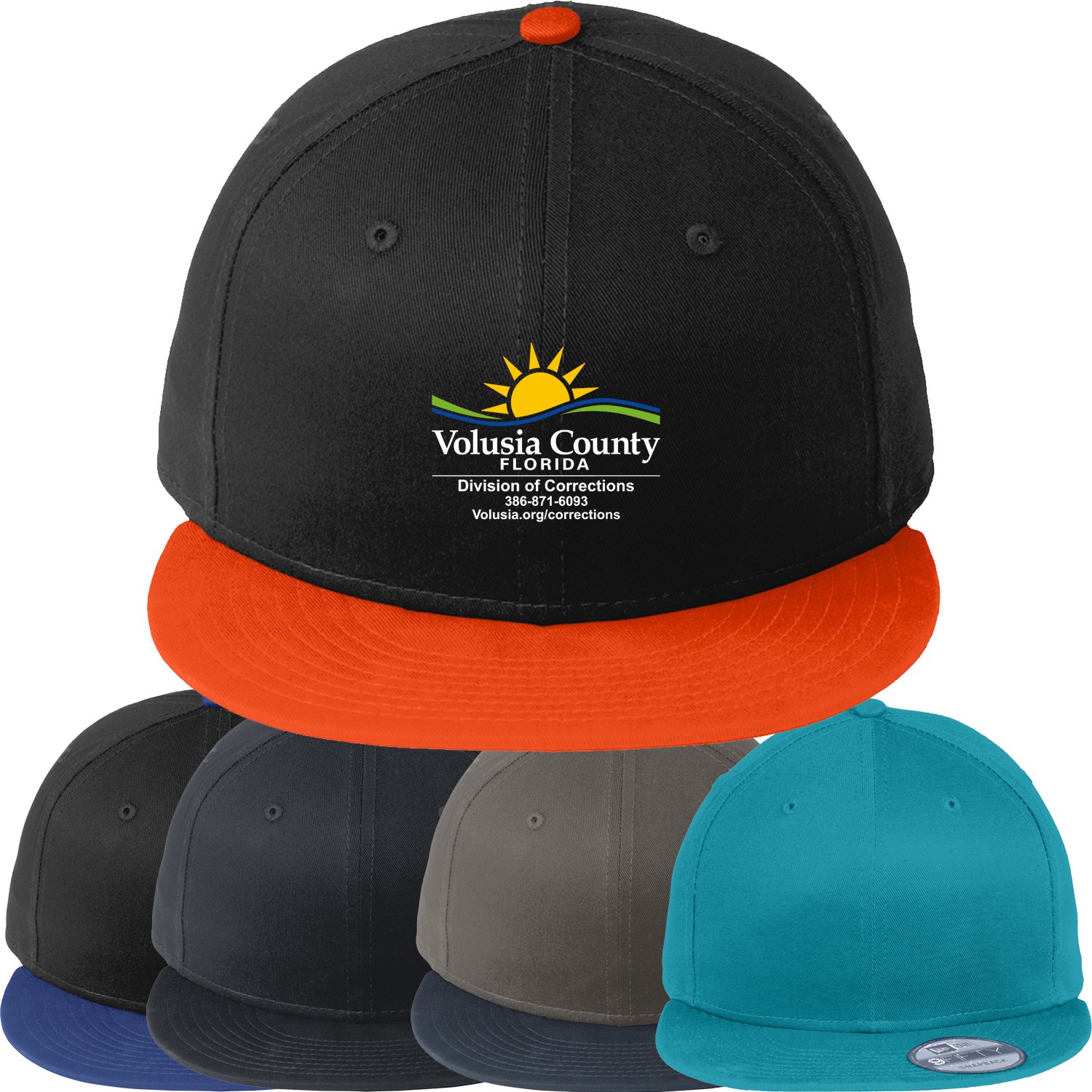 New Era® - Flat Bill Snapback Cap 1