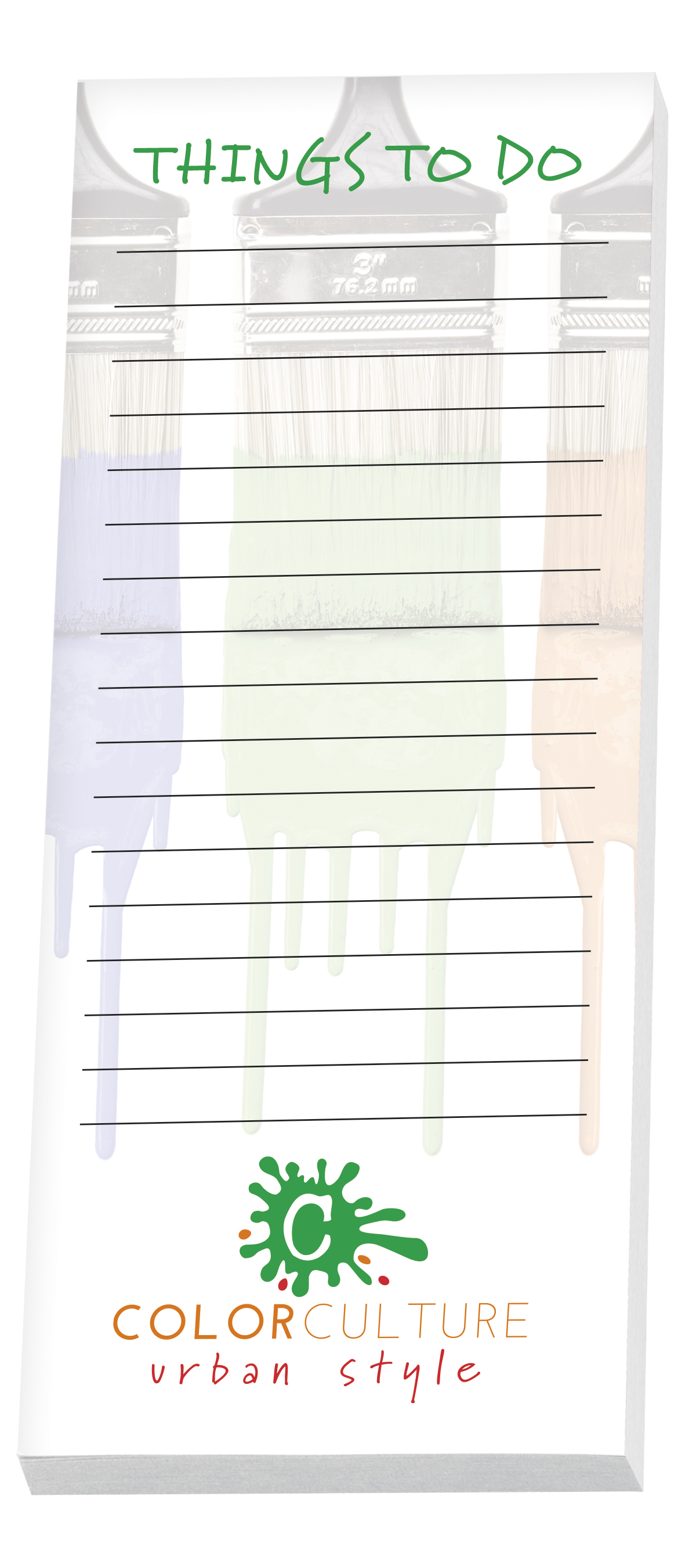 Souvenir® Sticky Note™ 3" x 8" Pad with Magnet, 25 sheet 12