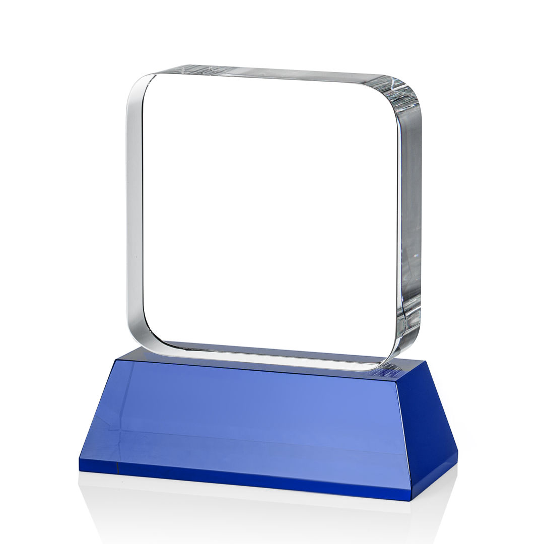 Flamborough VividPrint™ Award on Base - Blue 14