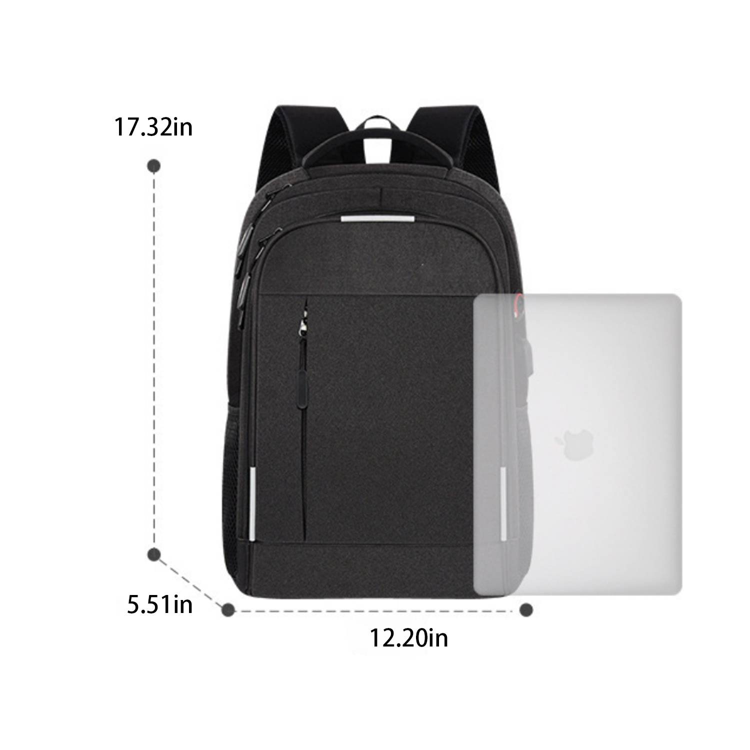 Business Computer Oxford Backpack With Usb Charging Port 6