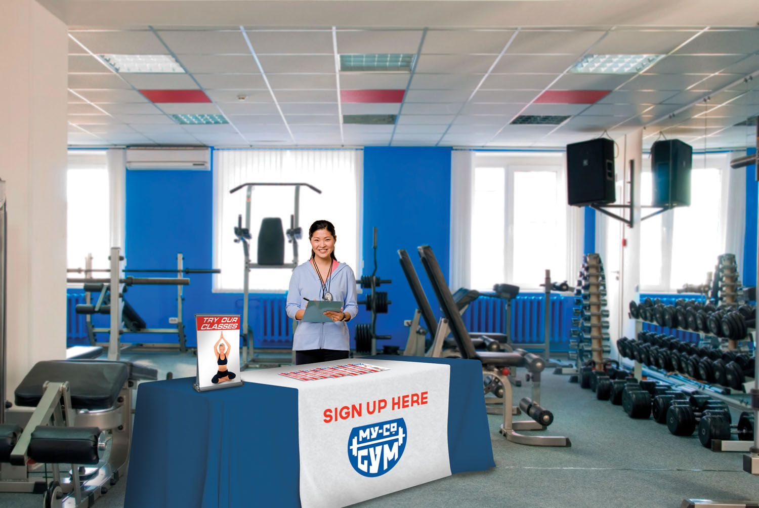 57" Standard Table Runner (Full-Color Front Only) 13