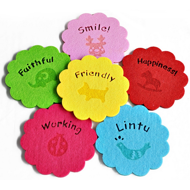 Personality Felt Coaster 1