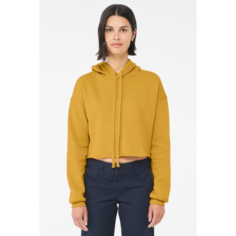 Bella + Canvas Ladies' Cropped Fleece Hoodie 30