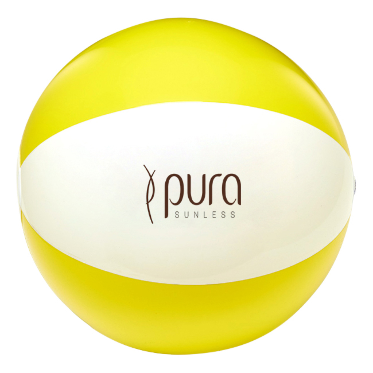 16" Two Tone Beach Ball Inflate 2
