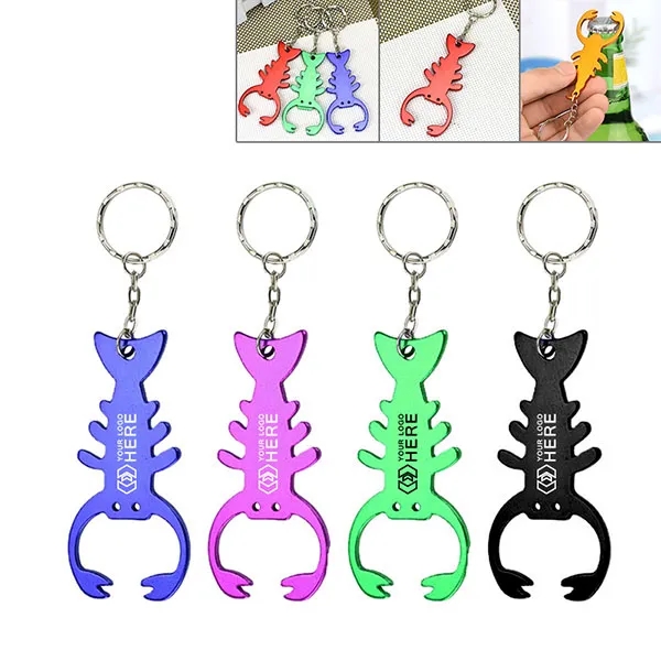 Lobster Shape Bottle Opener Key Chain 5