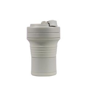 450ml Silicone Collapsible Cup With Handle 13