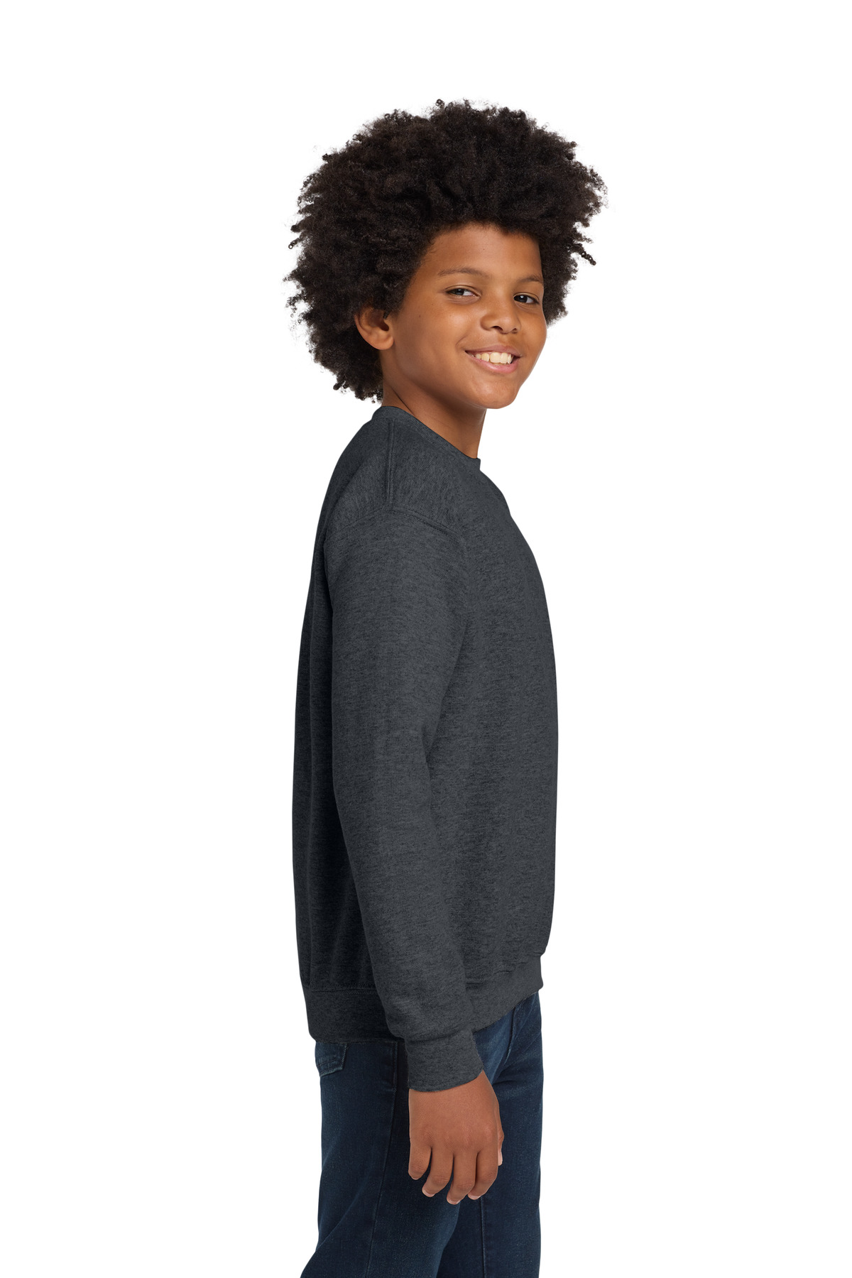 Gildan Youth Heavy Blend Crewneck Sweatshirt. 18000B 6