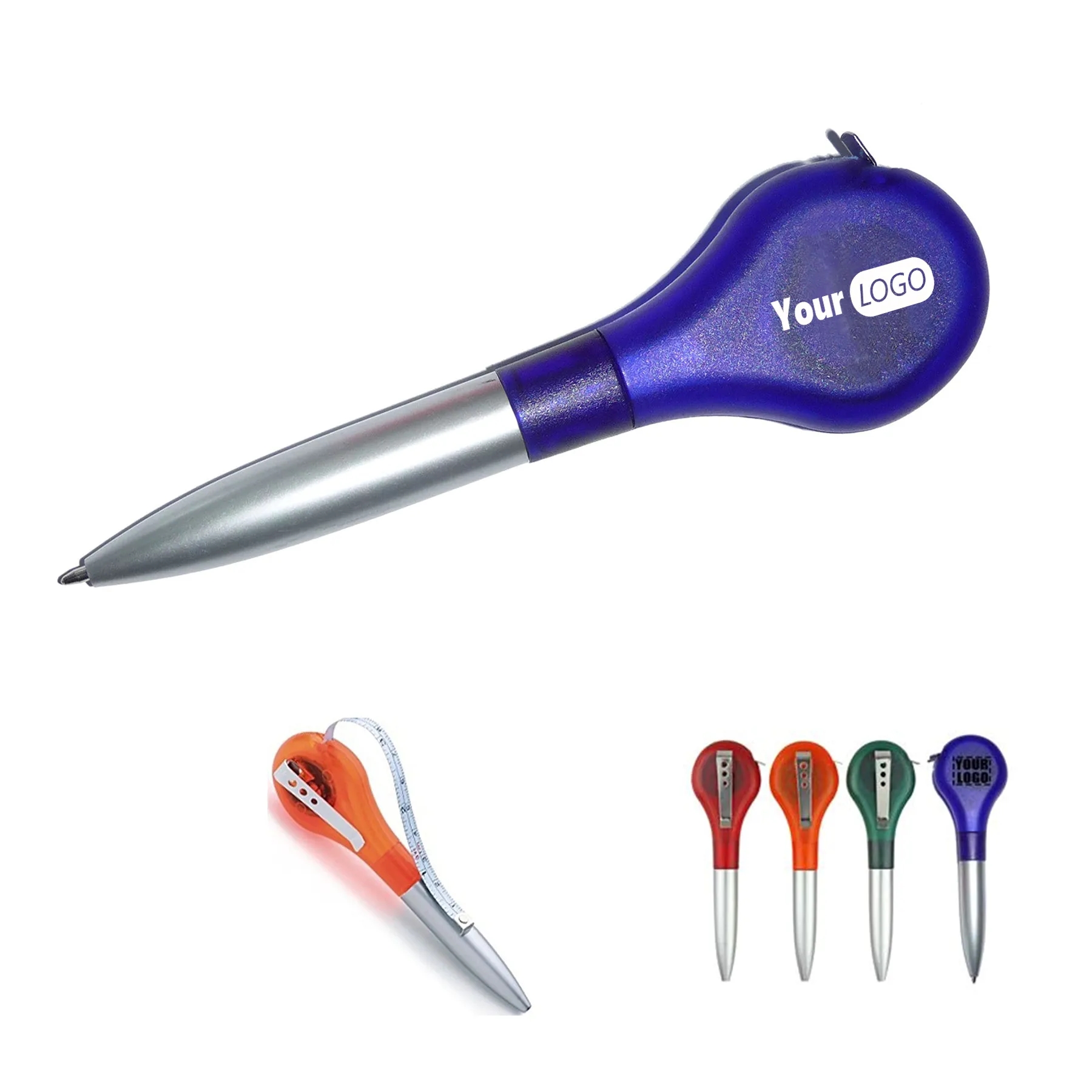Multi-Functional Ballpoint Pens with Tape Measure 4
