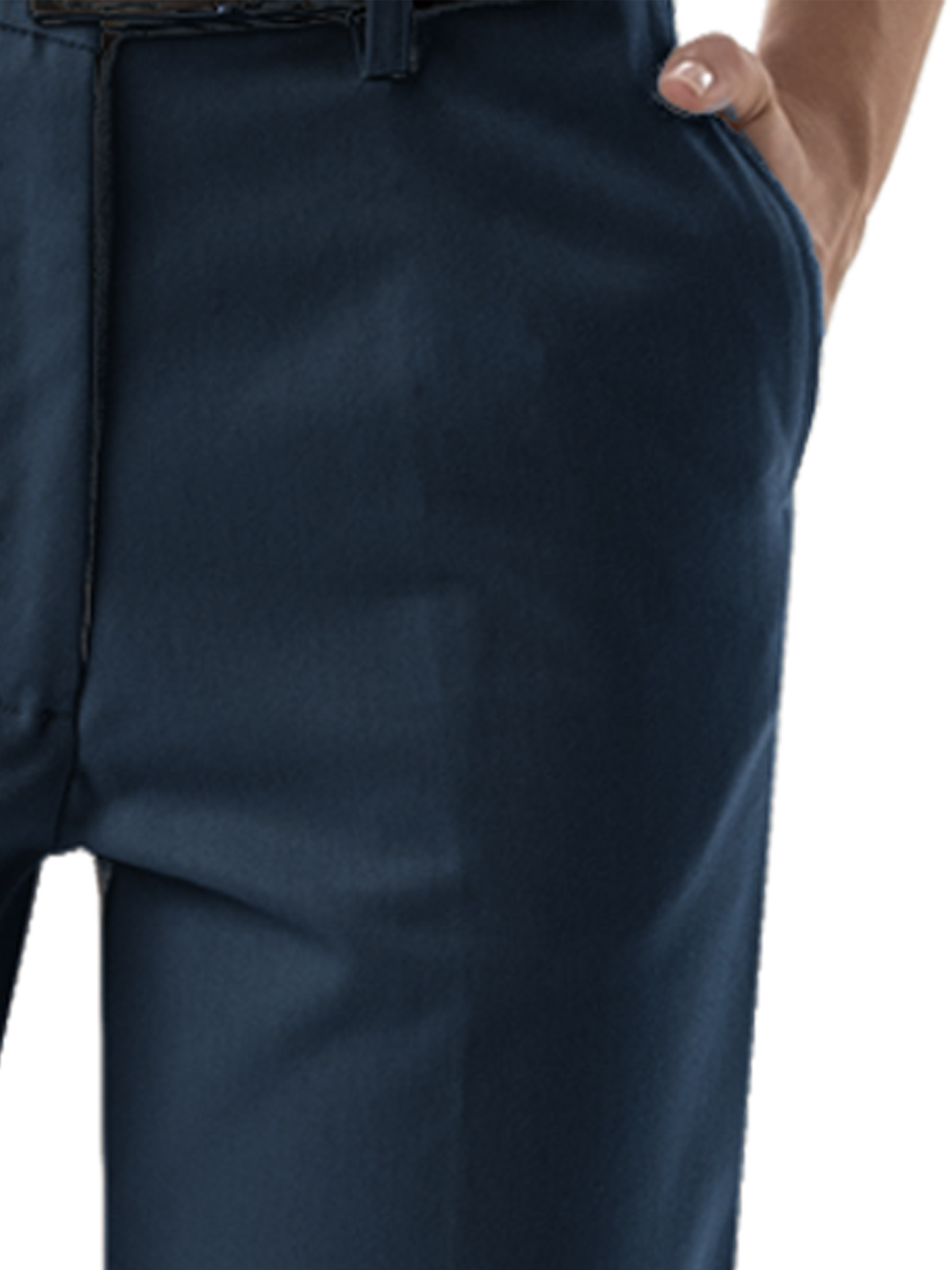Blue Generation - Women's 4-Pocket Scotchgard Twill Flat Front Pant 1