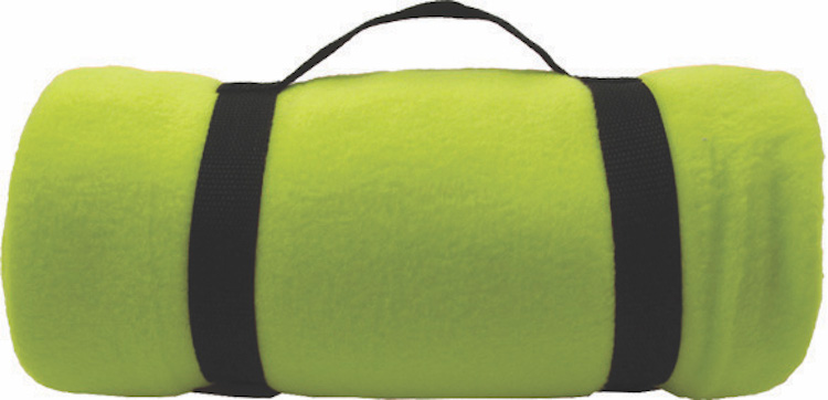 Fleece Blanket w/Nylon Strap 9