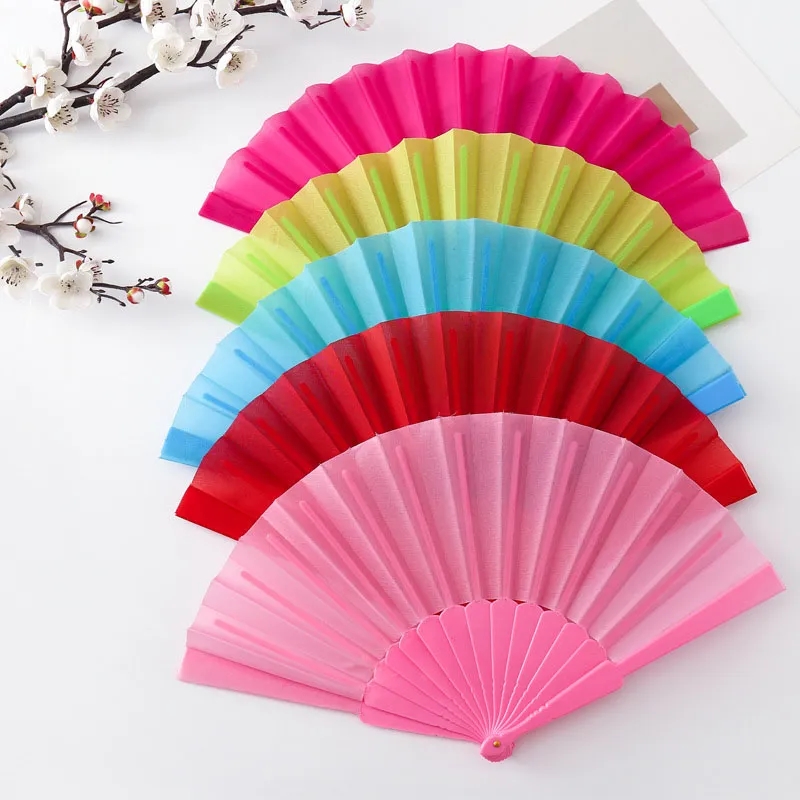 Chinese Style Solid Color Fan 2