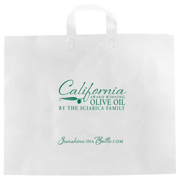 Color Frosted Soft Loop Handle Bags 7