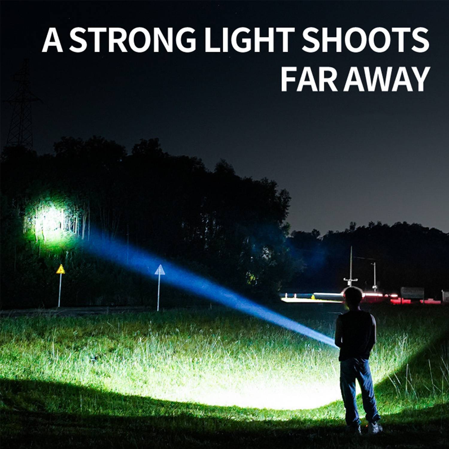 COB Adjustable Flashlight – Magnetic Base & Hanging Hook 20