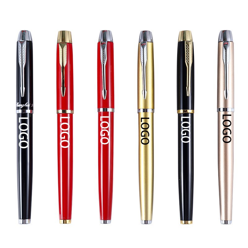 Arrow Feather Shape Metal Signature Pen 2