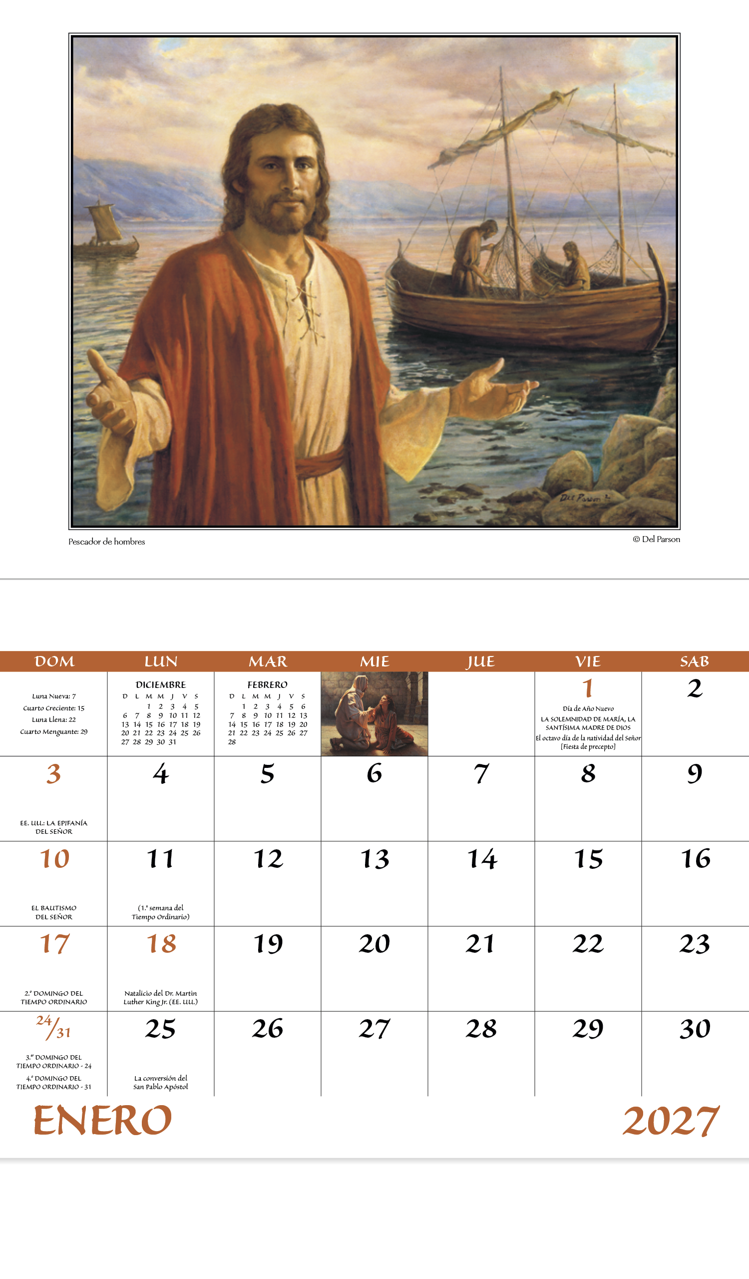 Good Value™ Regalo de Dios - Stapled Calendar 59
