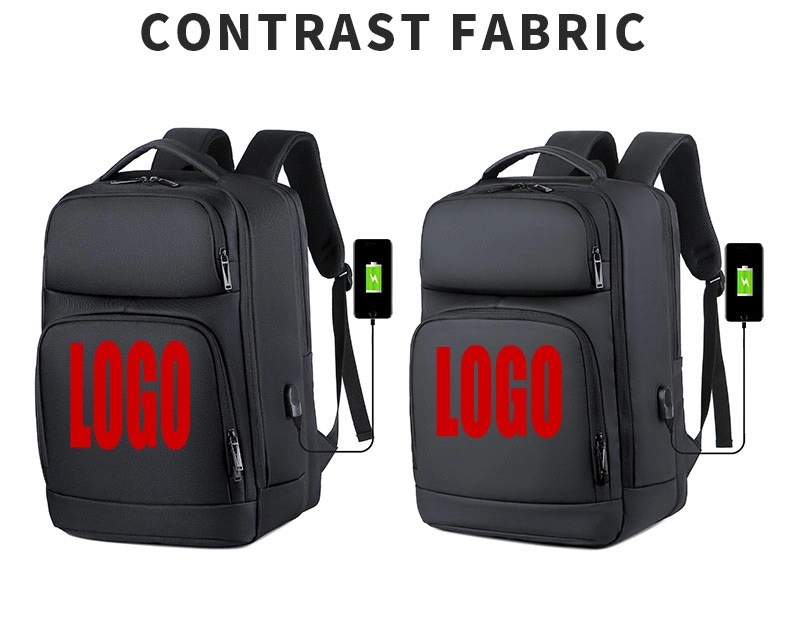 Customed Expandable Backpacks with USB Charging Port 2