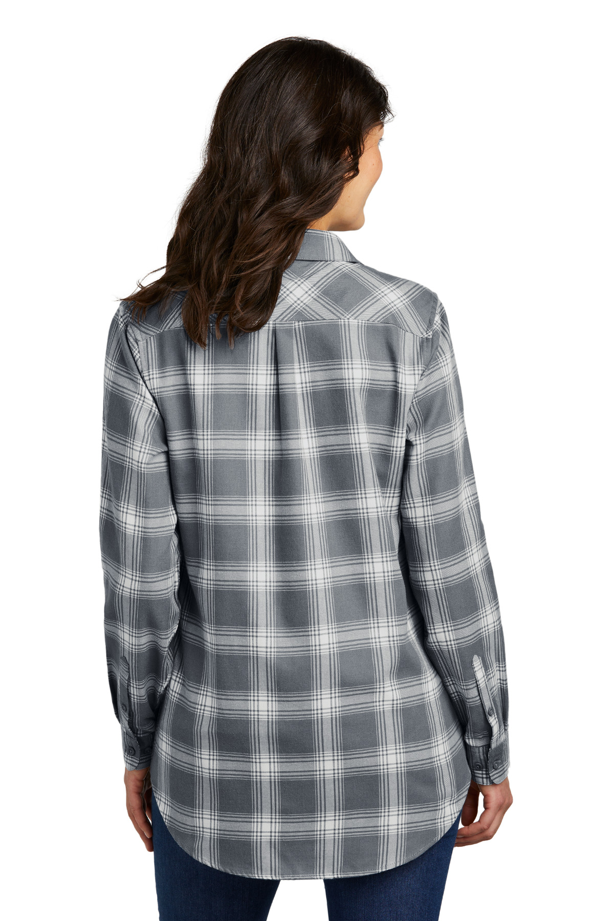 Port Authority Women's Plaid Flannel Tunic . LW668 14