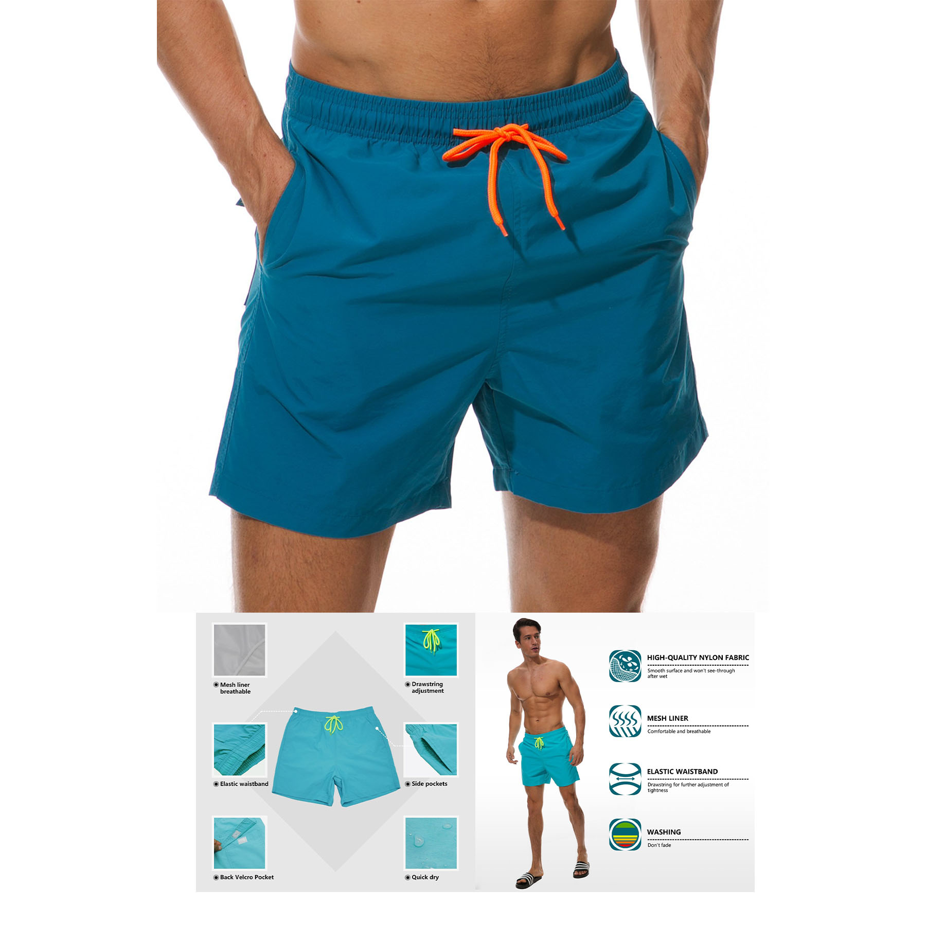 Men's Swim Trunks 2