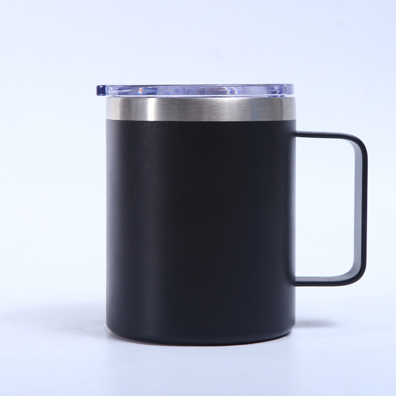 Durable Metal Stainless Steel Outdoor Drinking Water Cup Coffee Mug With Handle 1