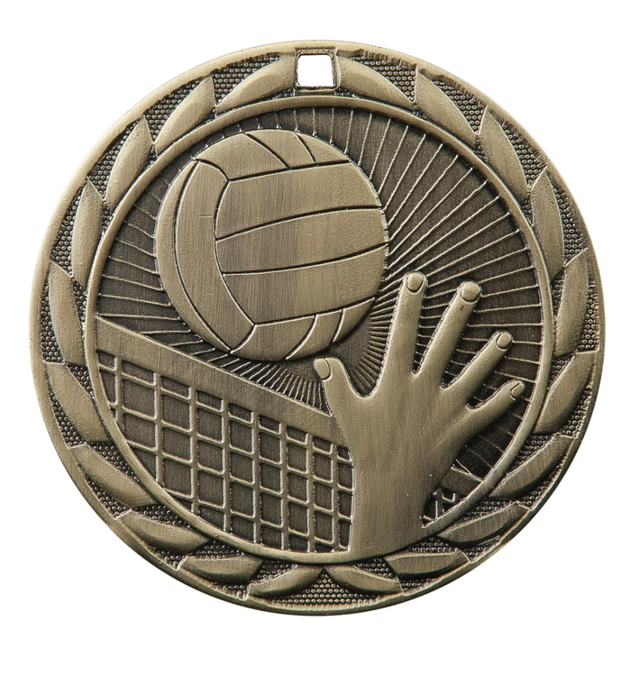 Volleyball Fe Iron Medal 2" 2