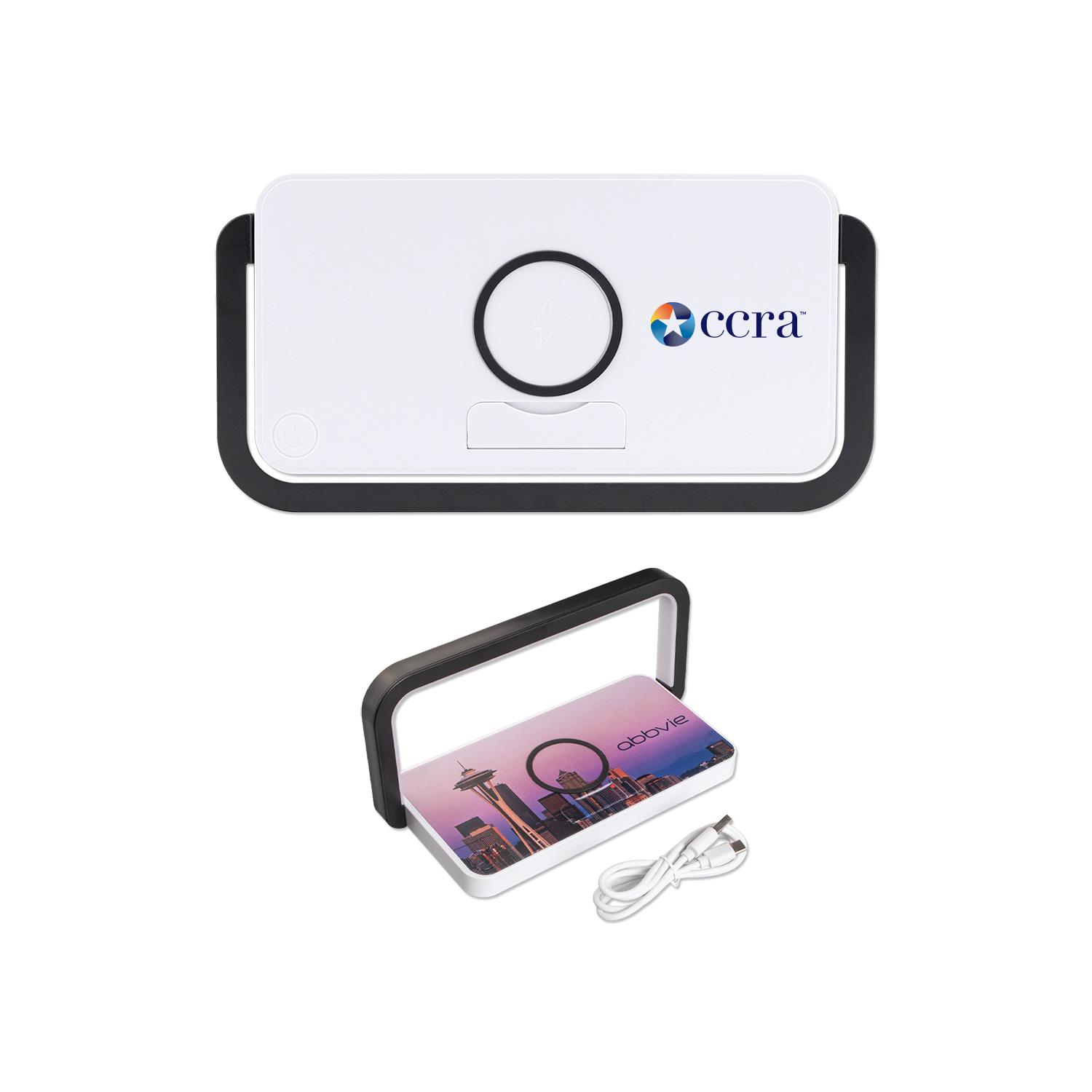 Chi-Charge Phone Stand with Warm Light Lamp 1