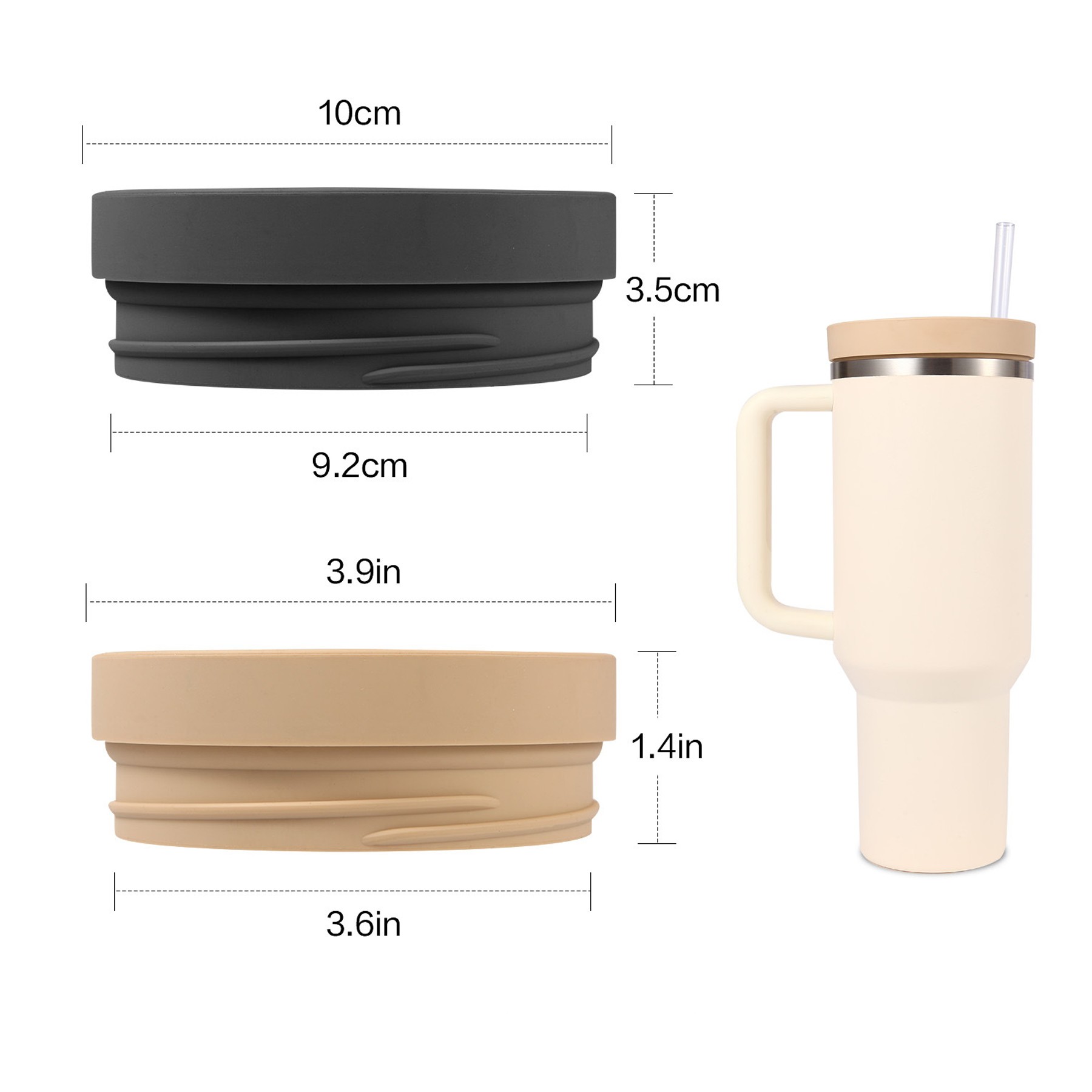 Creative Silicone Lid For 40 Oz. Tumbler 4
