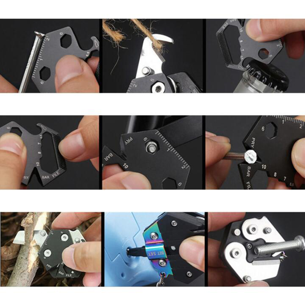 Outdoor Multi-function Keychain Tools