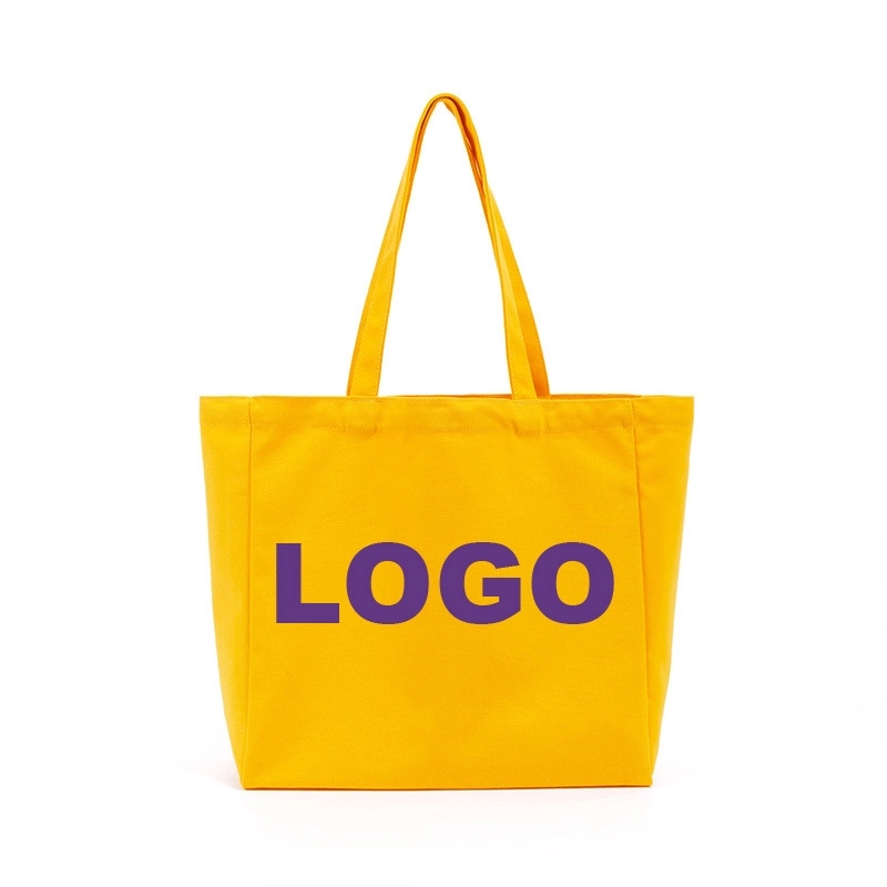 Custom Promotional Eco-friendly Shopping Canvas Bag, custom tote bag with logo imprint 3