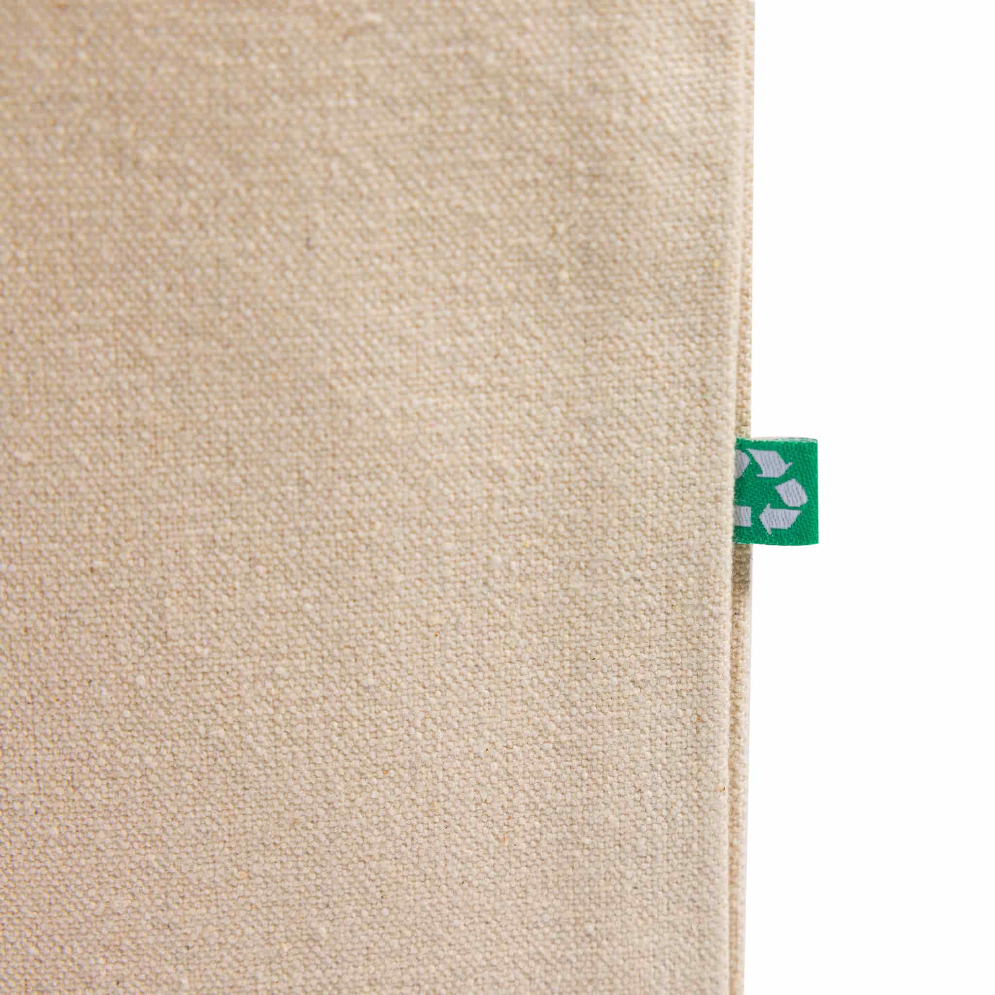 Recycled Canvas Trendy Flat Tote Bag 8