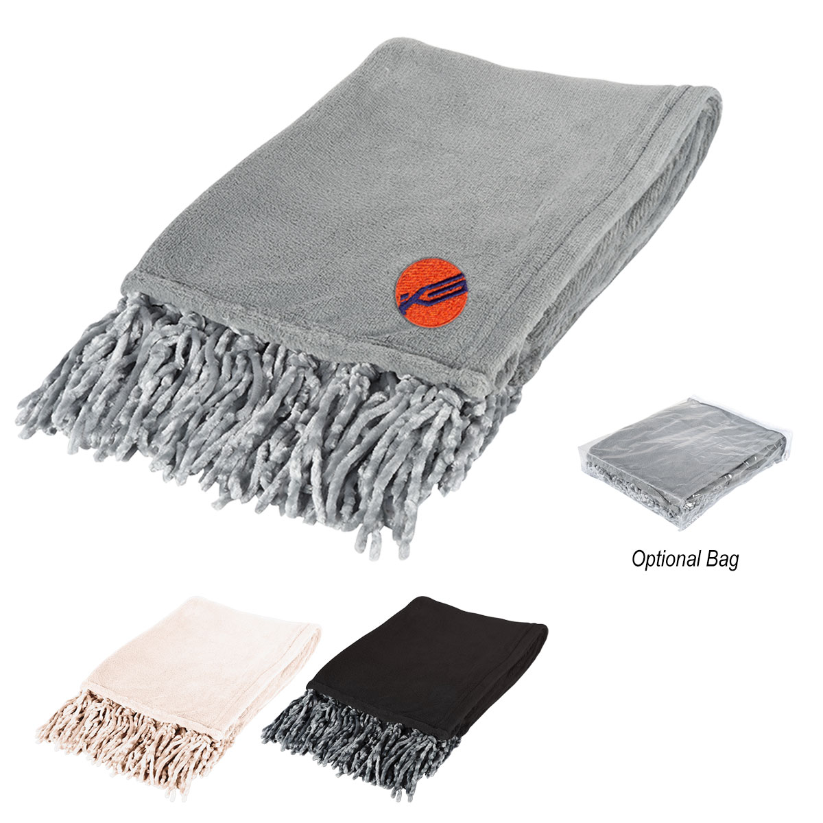 Chateau Chenille Fringed Blanket 6