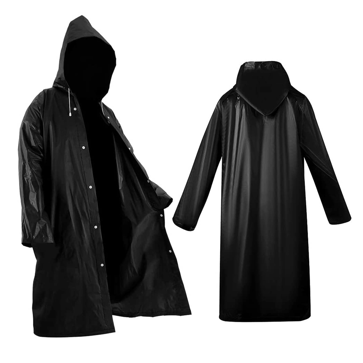 Rain Poncho With Hood 3