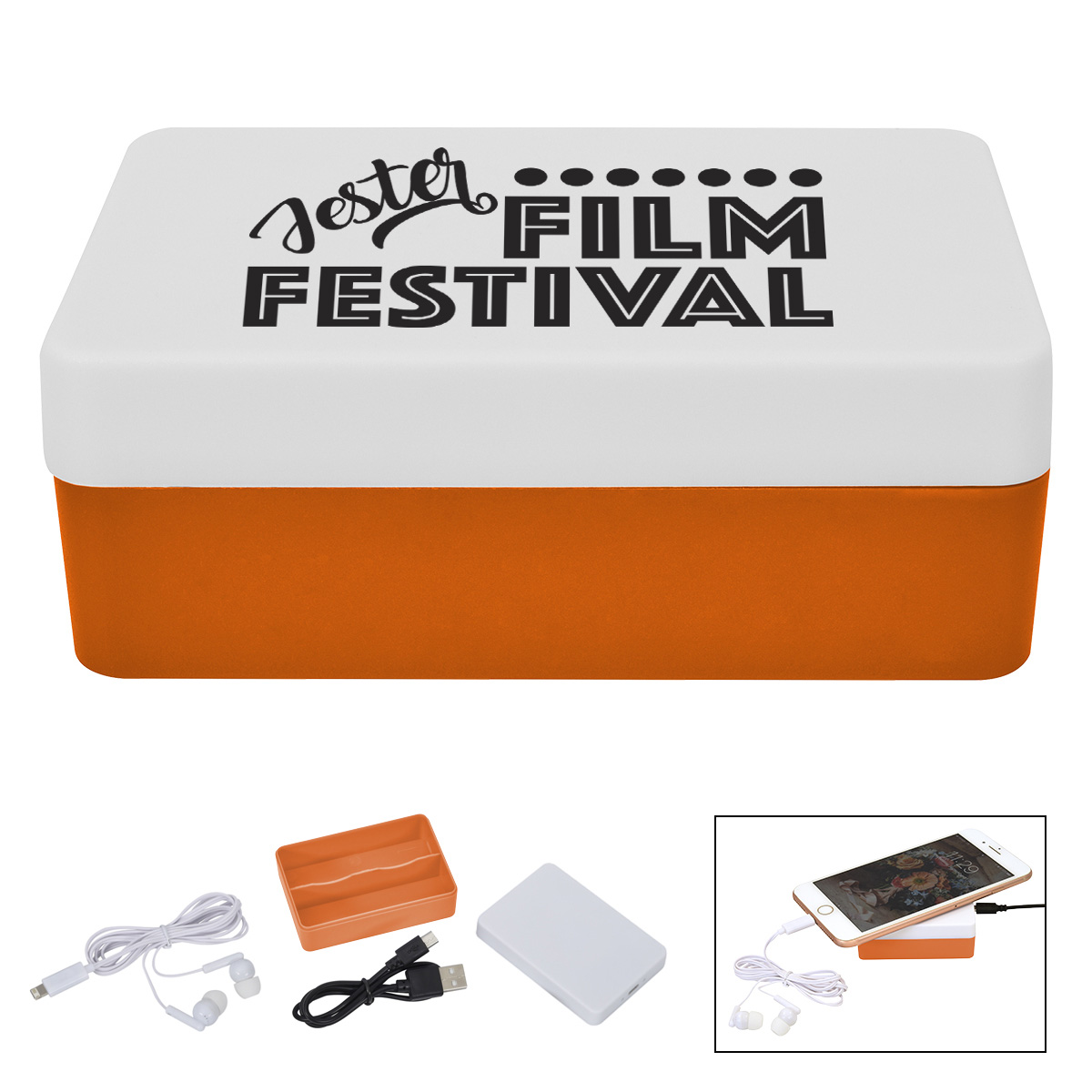 3-In-1 Stowaway Wireless Charging Kit With Earbuds 6