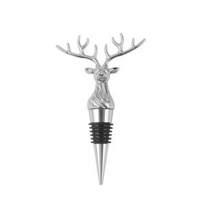 Elegant Silver Christmas Tree Wine Stopper Cork 2