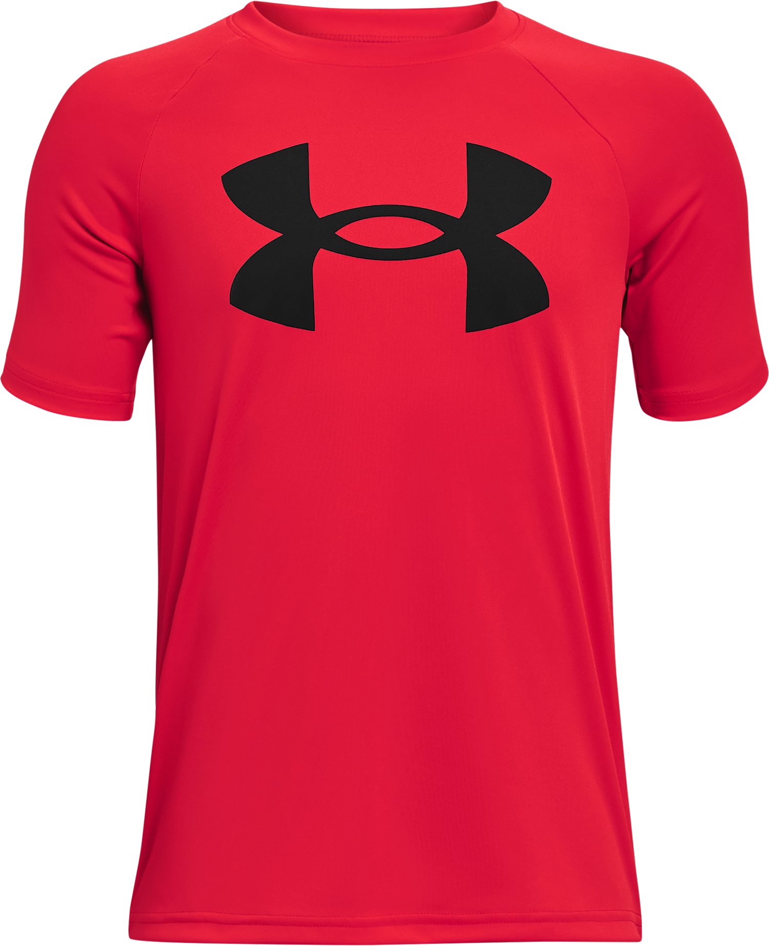 UA Tech Big Logo Boys' Short Sleeve 15