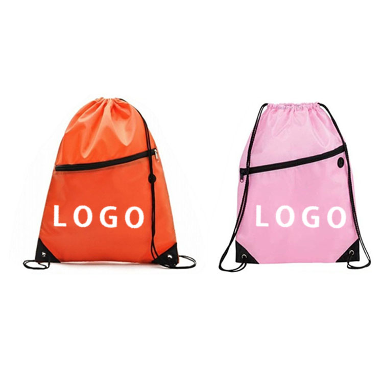 Drawstring Backpack With Headphone Hole 3