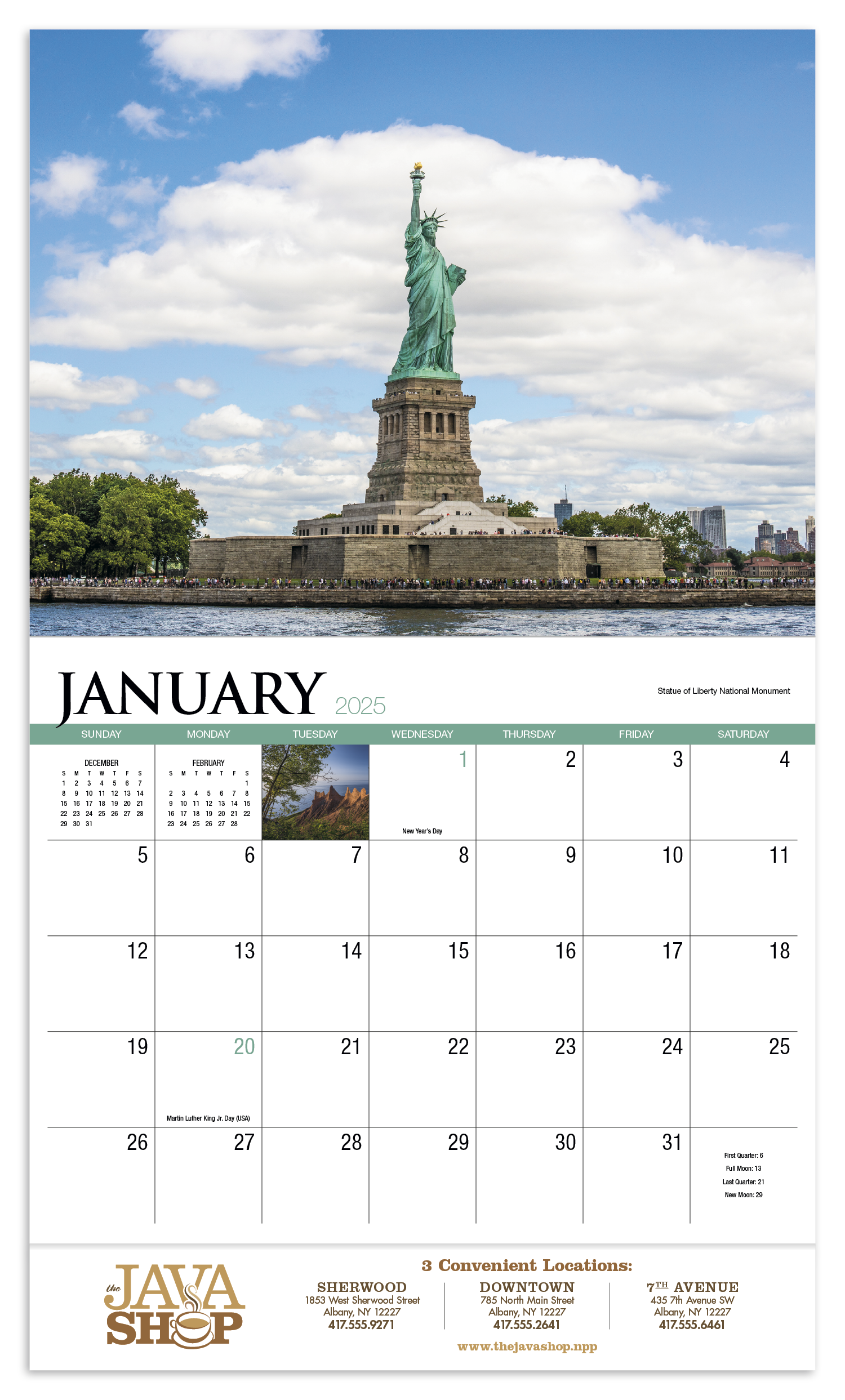 HotLine® Products New York Appointment Calendar - Stapled 15