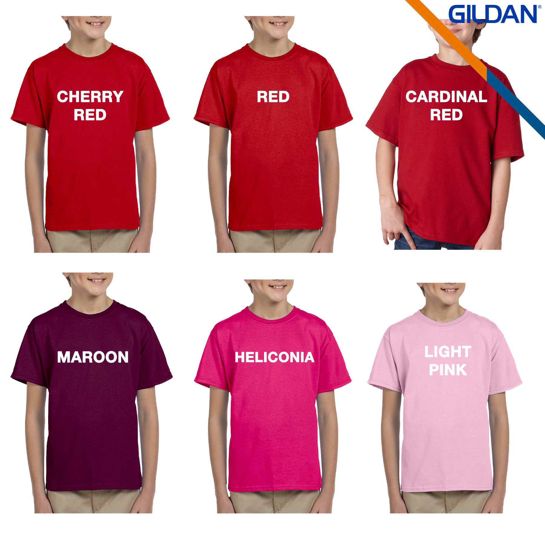 Gildan® 6.1 oz 100% Cotton Preshrunk YouthT-shirts 8