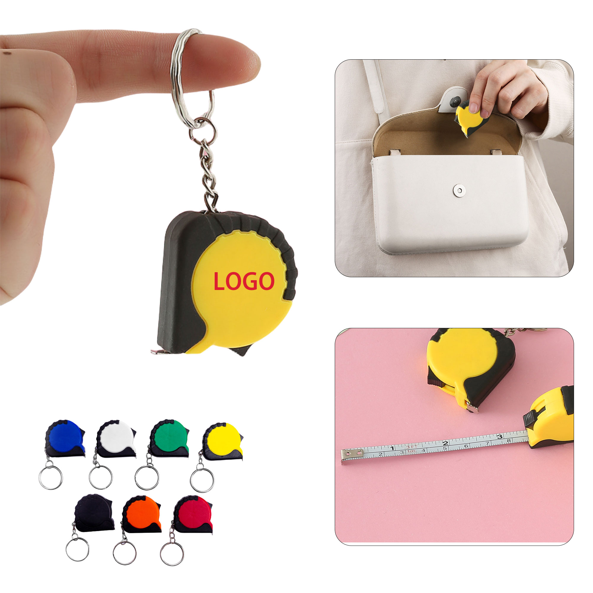 Mini Tape Measure Keychain 1