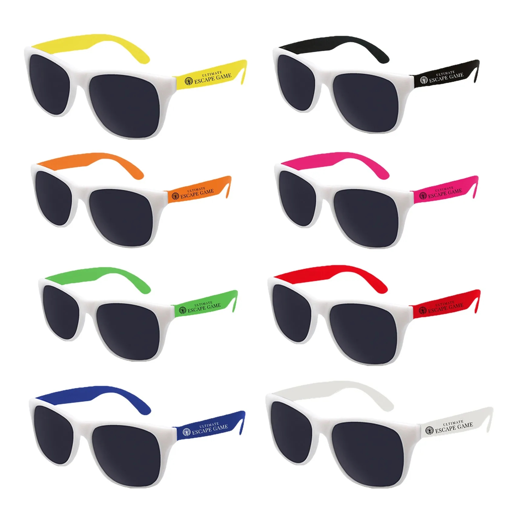 White Trim Sunglasses 10